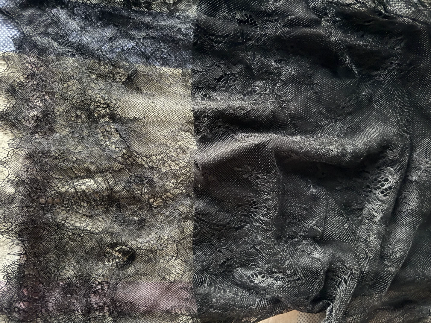 Reformation Black Lace Long Sleeve Top - photo 3