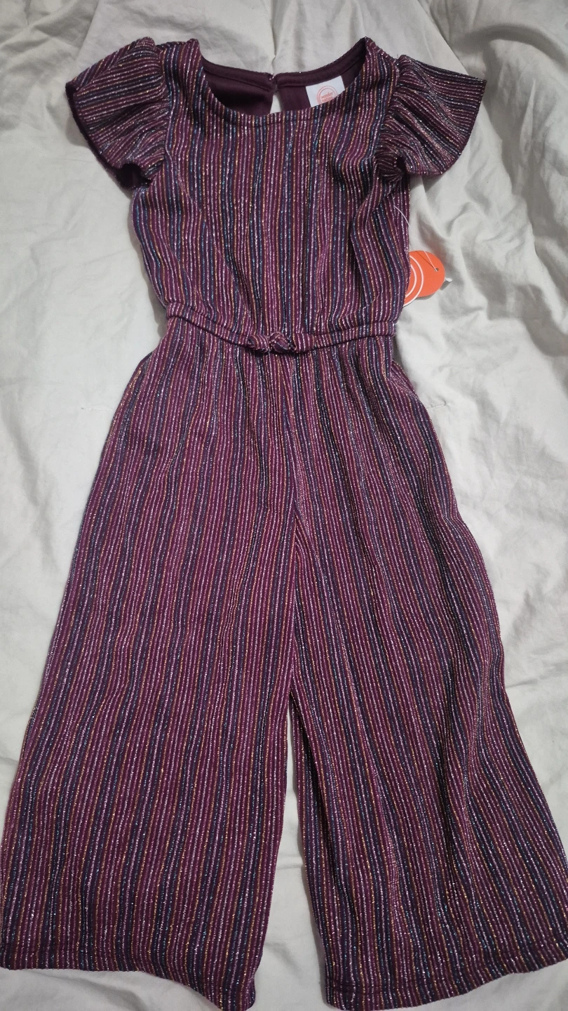 Dressy, Super, Cute, Striped Jumpsuit. Size 18M