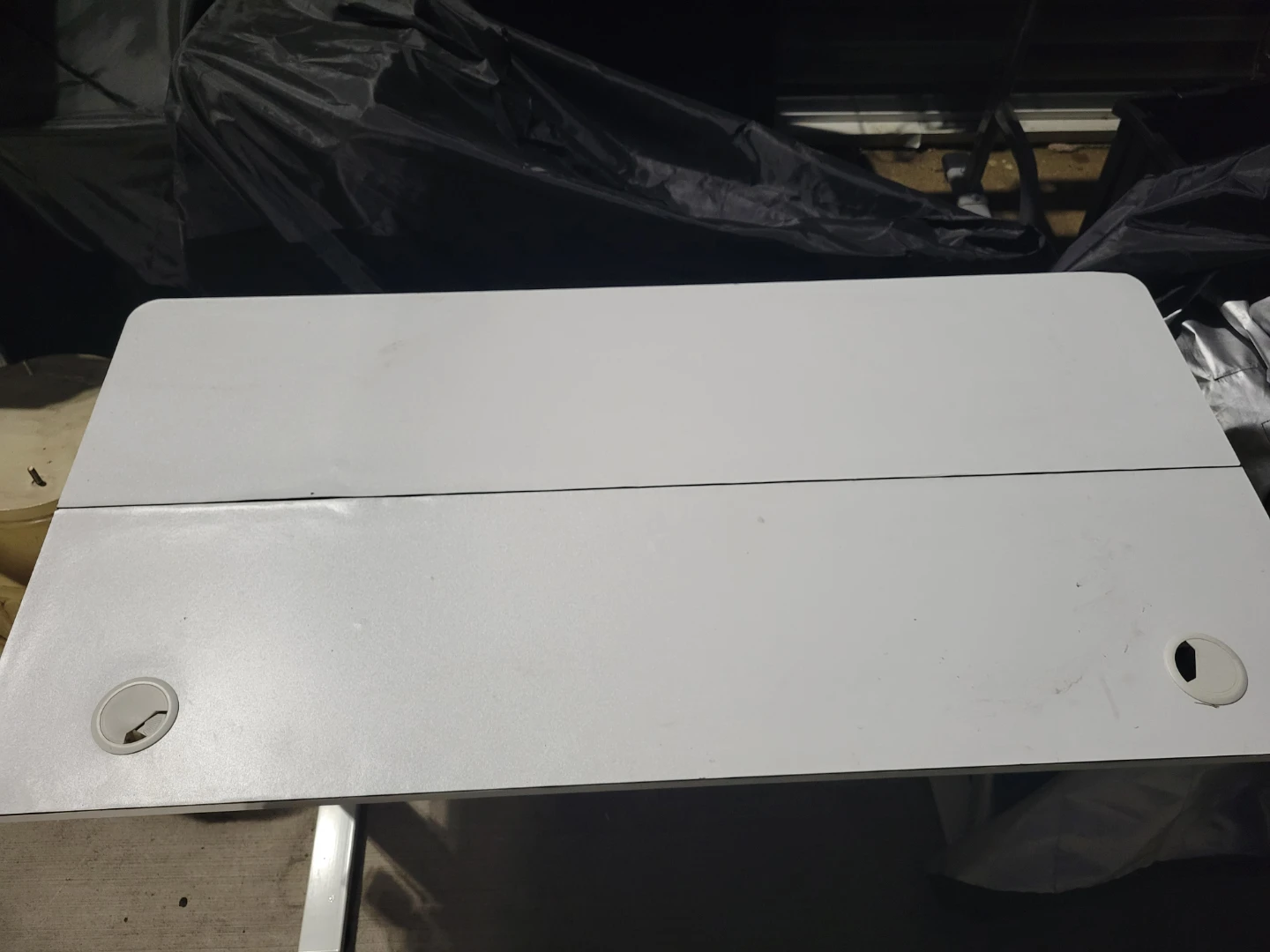 White Adjustable Standing Desk - photo 2