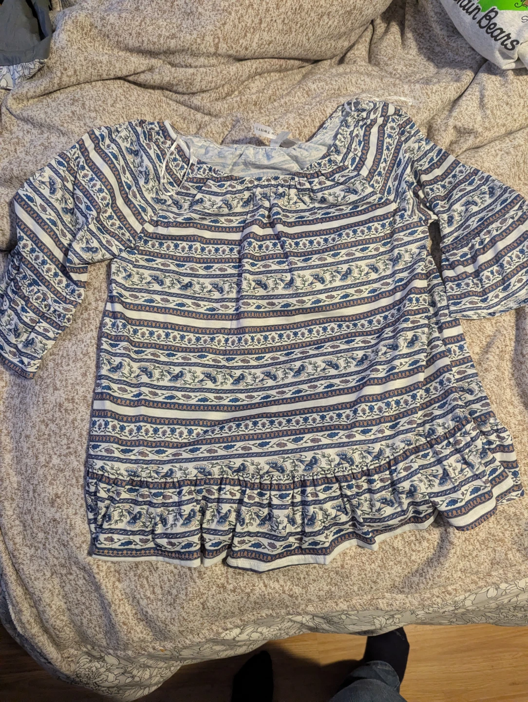 Twist Ladies Patterned Blouse