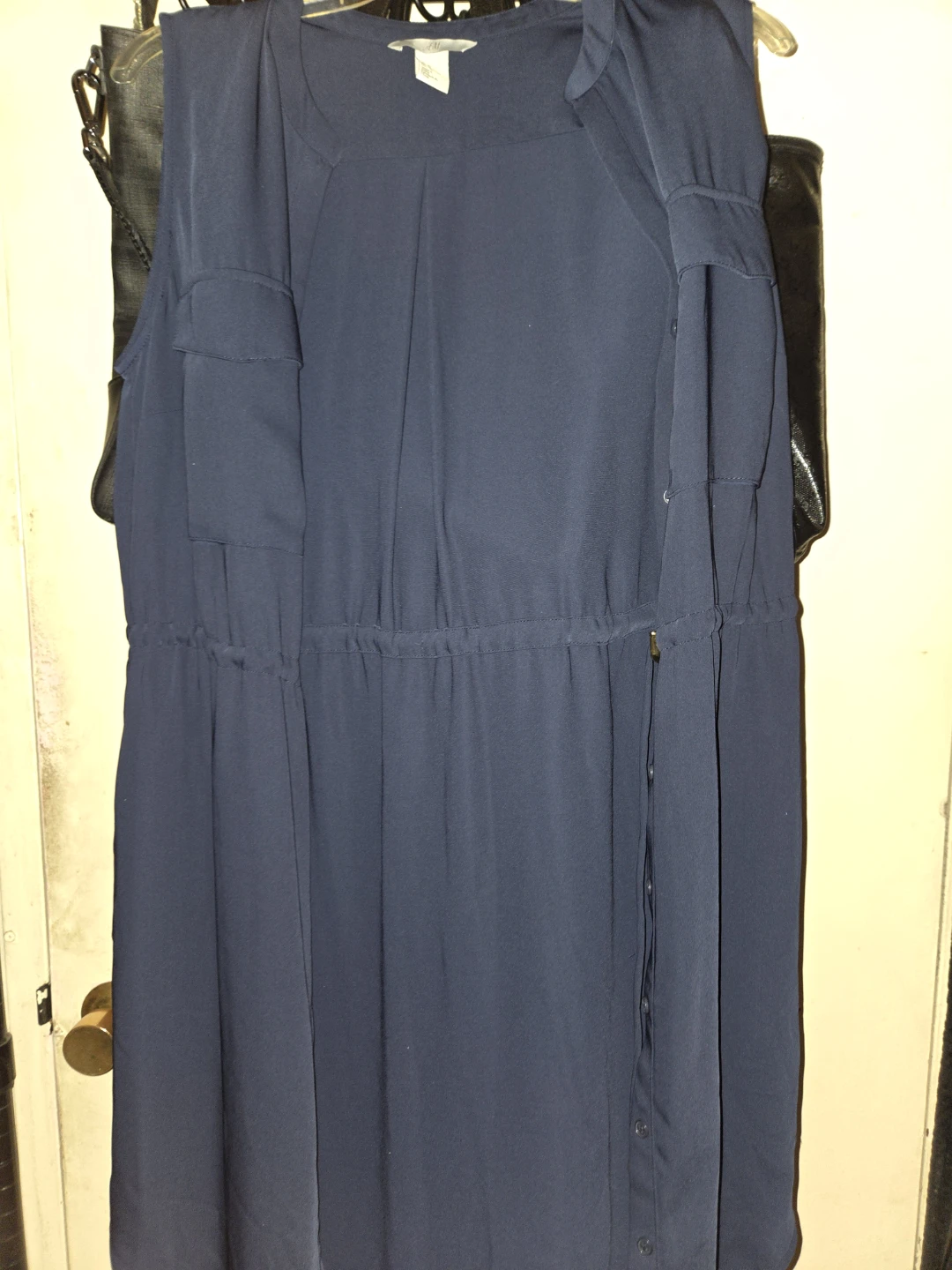 H&M Midnight Blue Button Down Maxi Dress in a Ladies 12 - photo 2