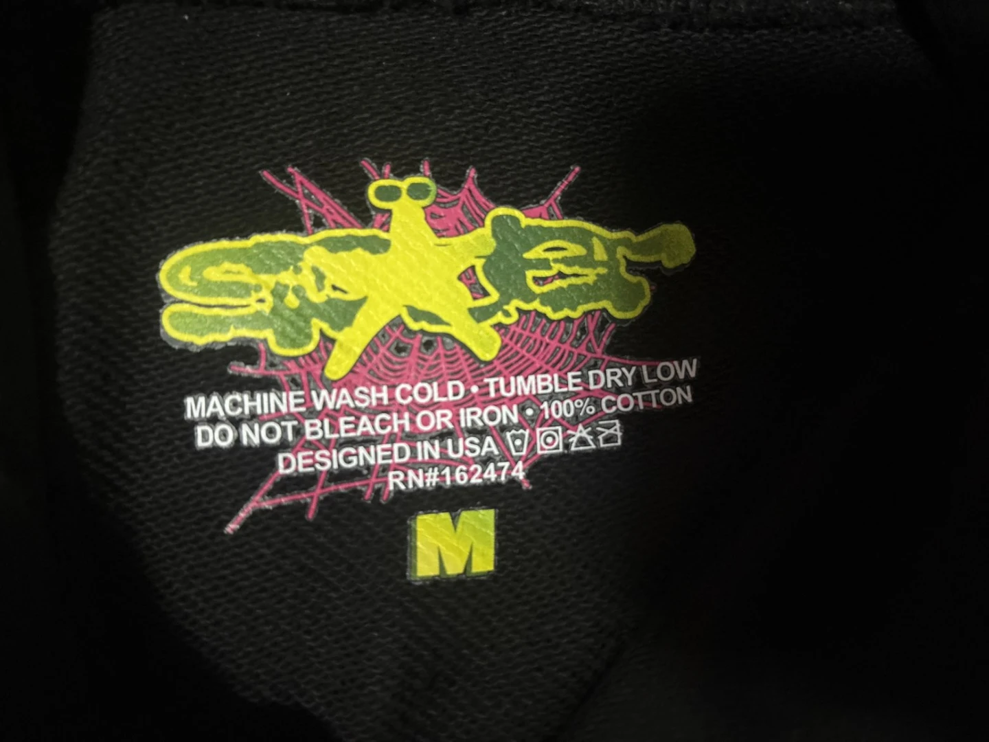 Sp5der Hoodie Black - photo 2