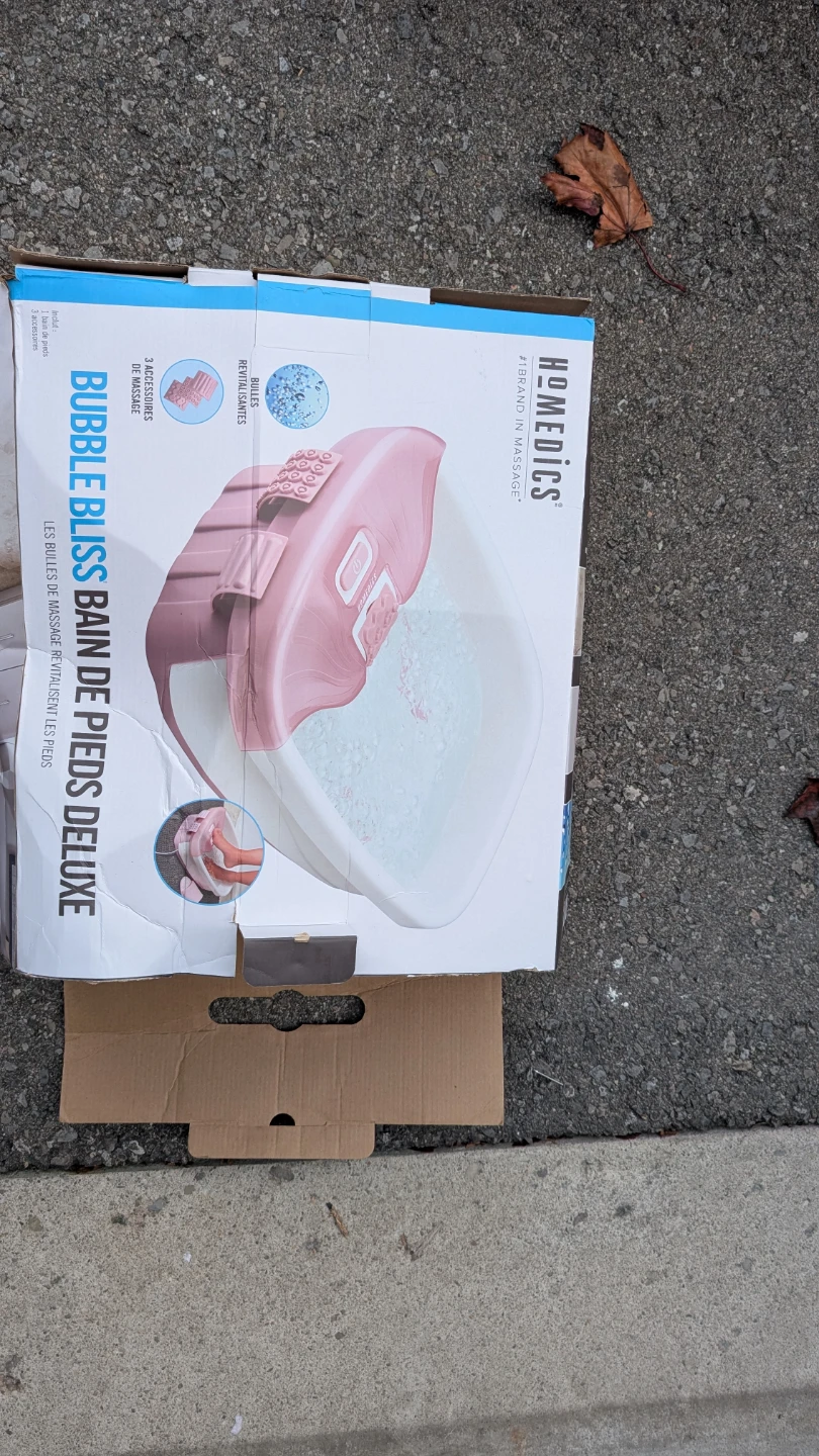 HoMedics Bubble Bliss Deluxe Footbath - photo 2