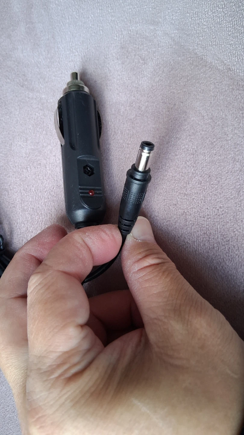 car charger adapter cord 12V DC jeck 5.5 x 2.1mm - photo 4
