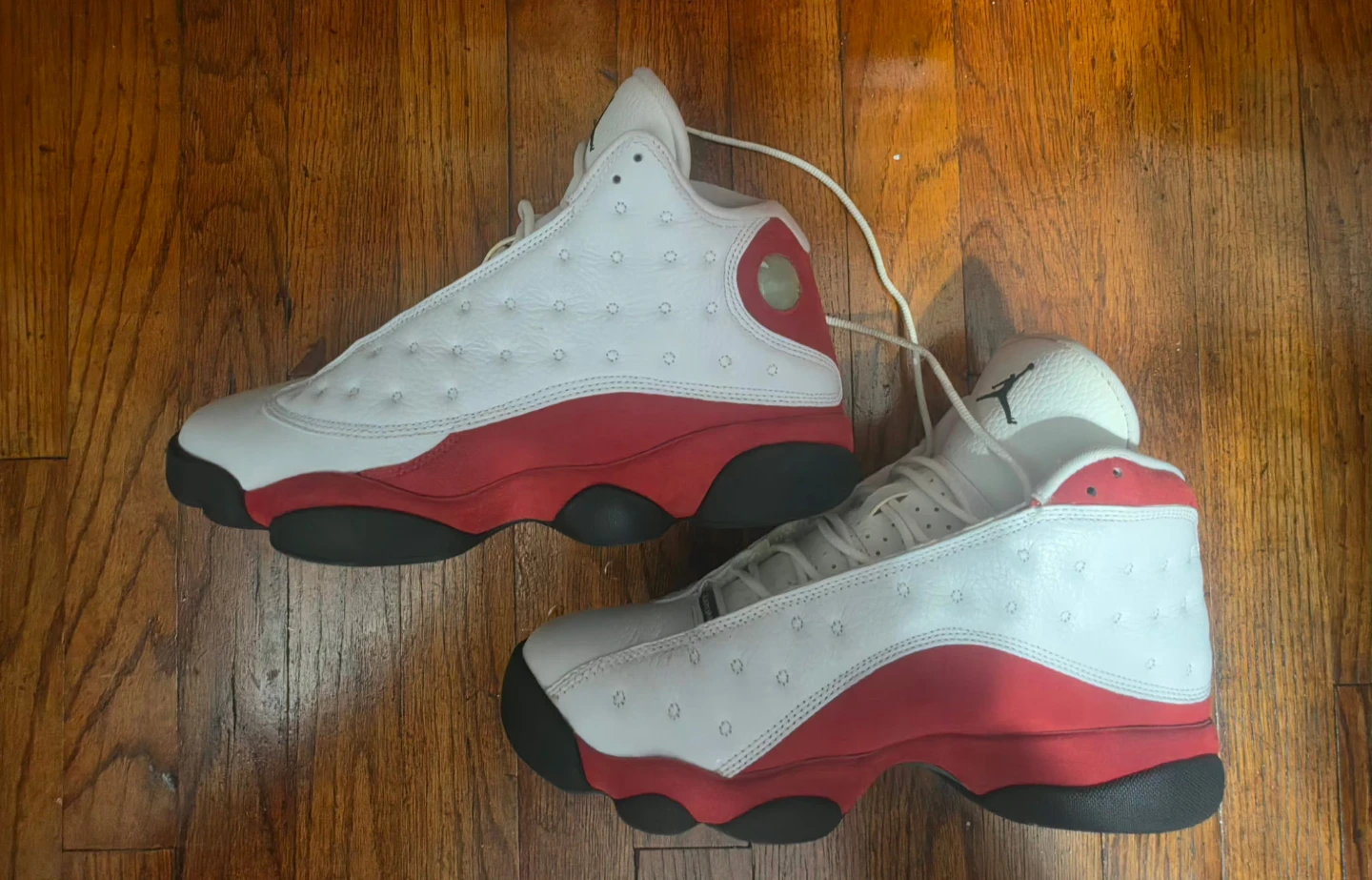Men 9.5 Air Jordan 13 Retro White/Red