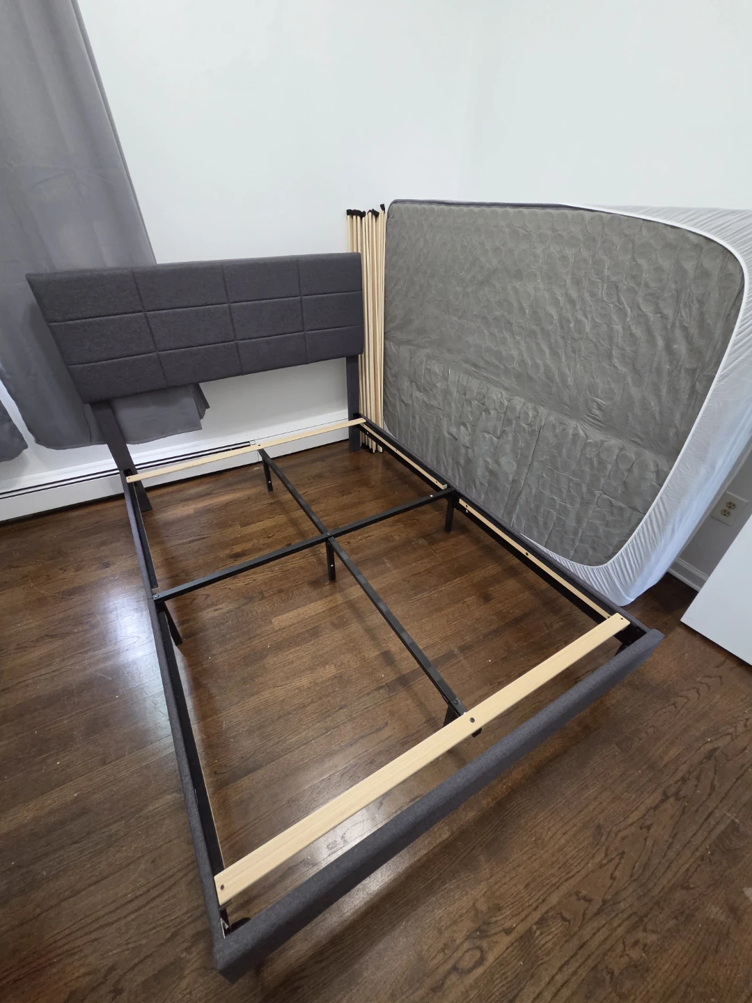Upholstered Queen Bed Frame and Full - photo 2