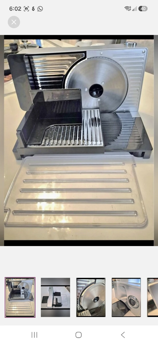 Electric Food Slicer stainless steel Food Deli Slicer