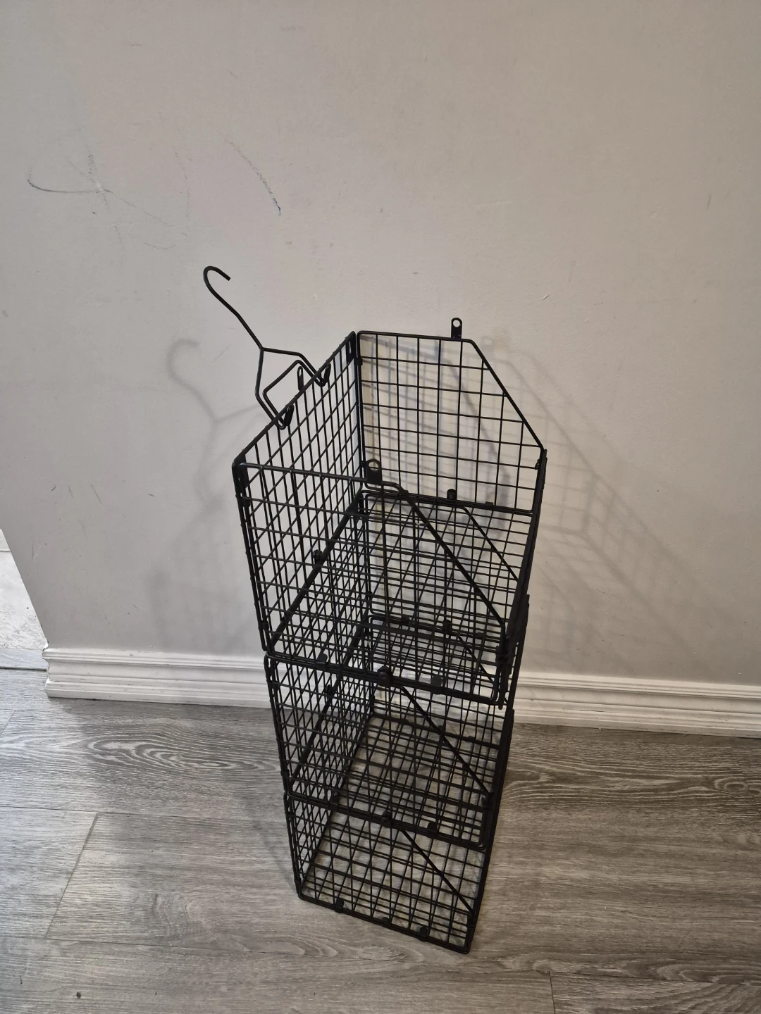 3-Tier Black Wire Hanging Storage Organizer - photo 5