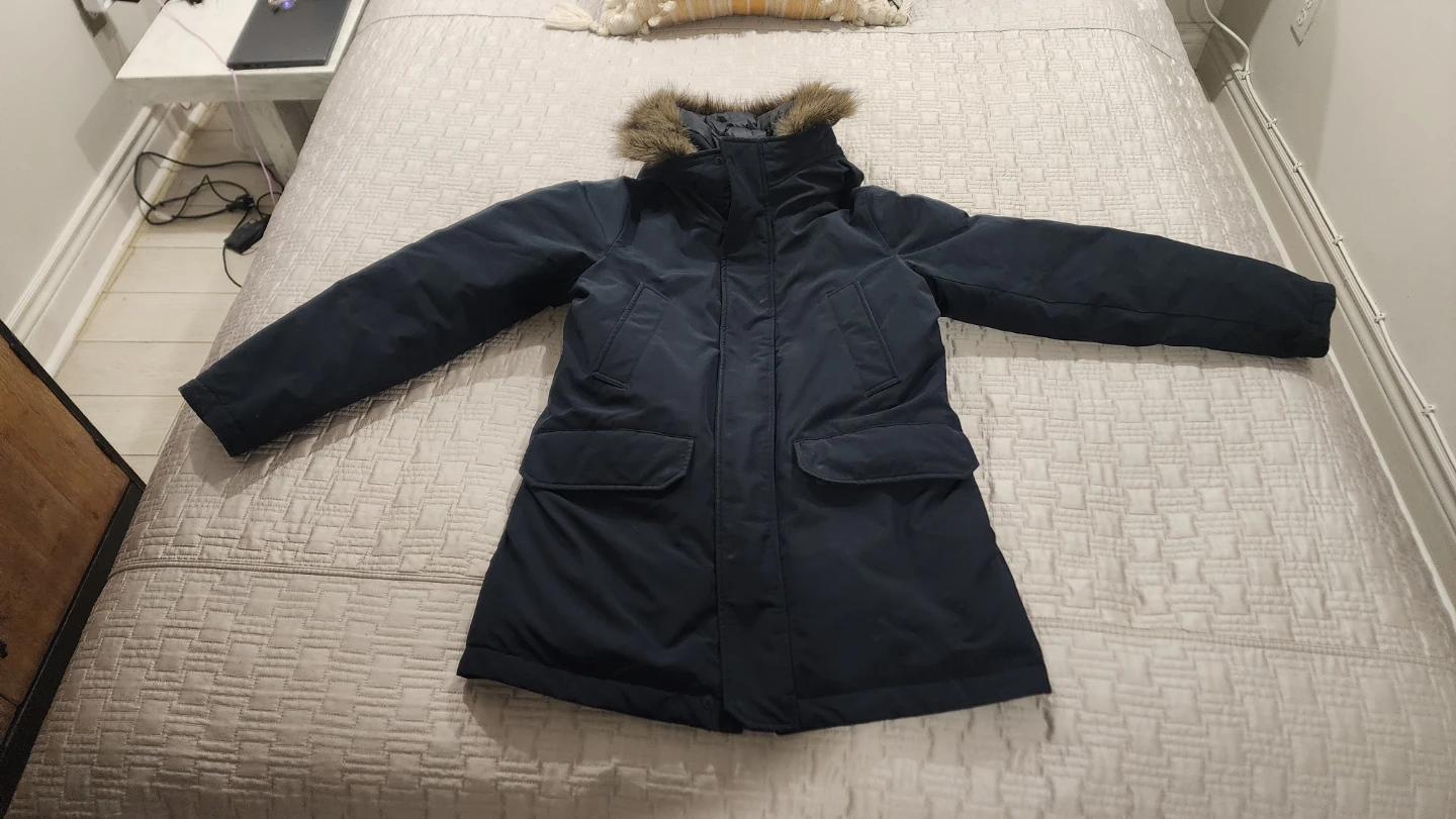 UNIQLO Ultra Warm Parka - Size S - Dark Navy