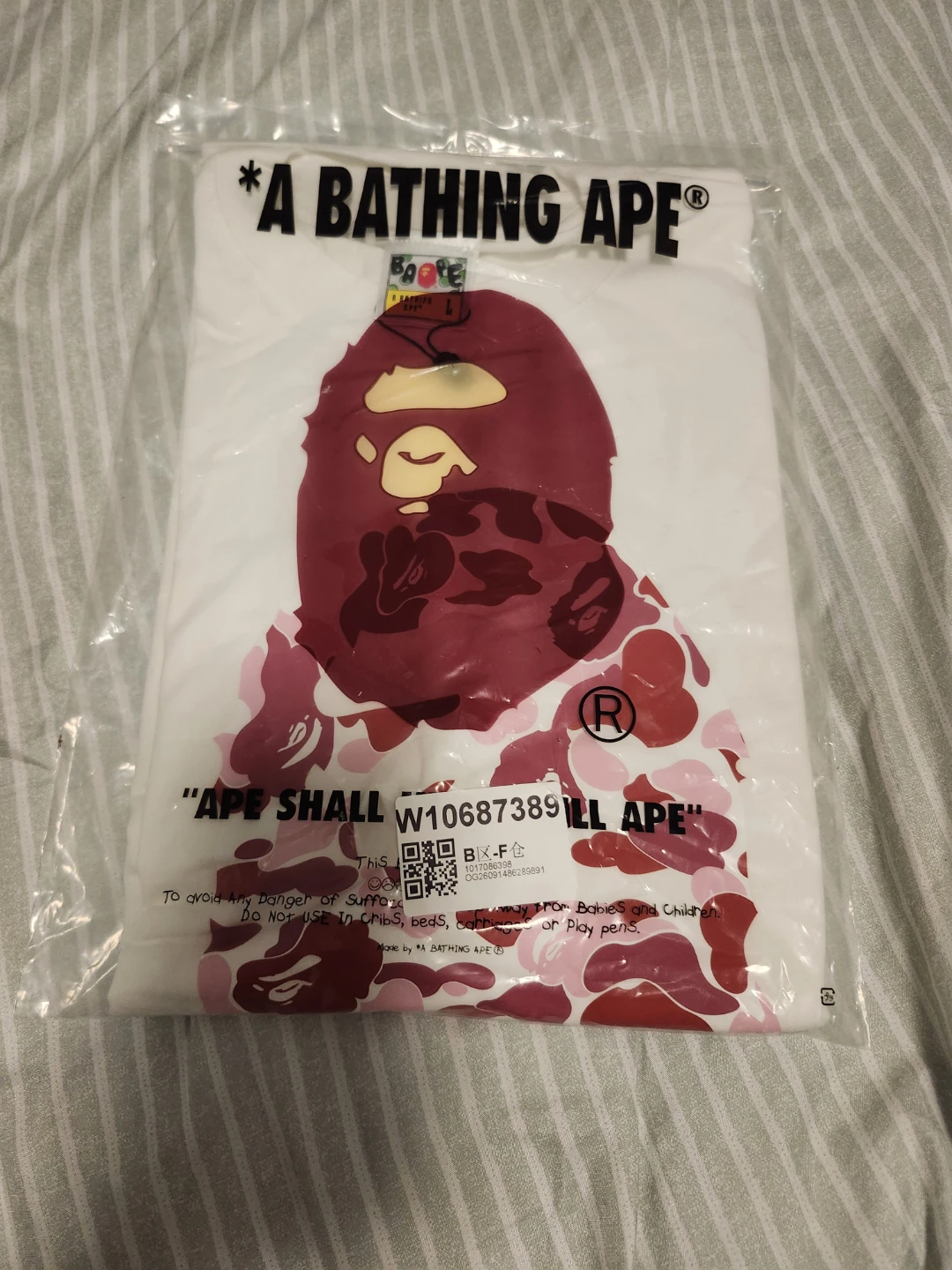 1:1 bape shirt
