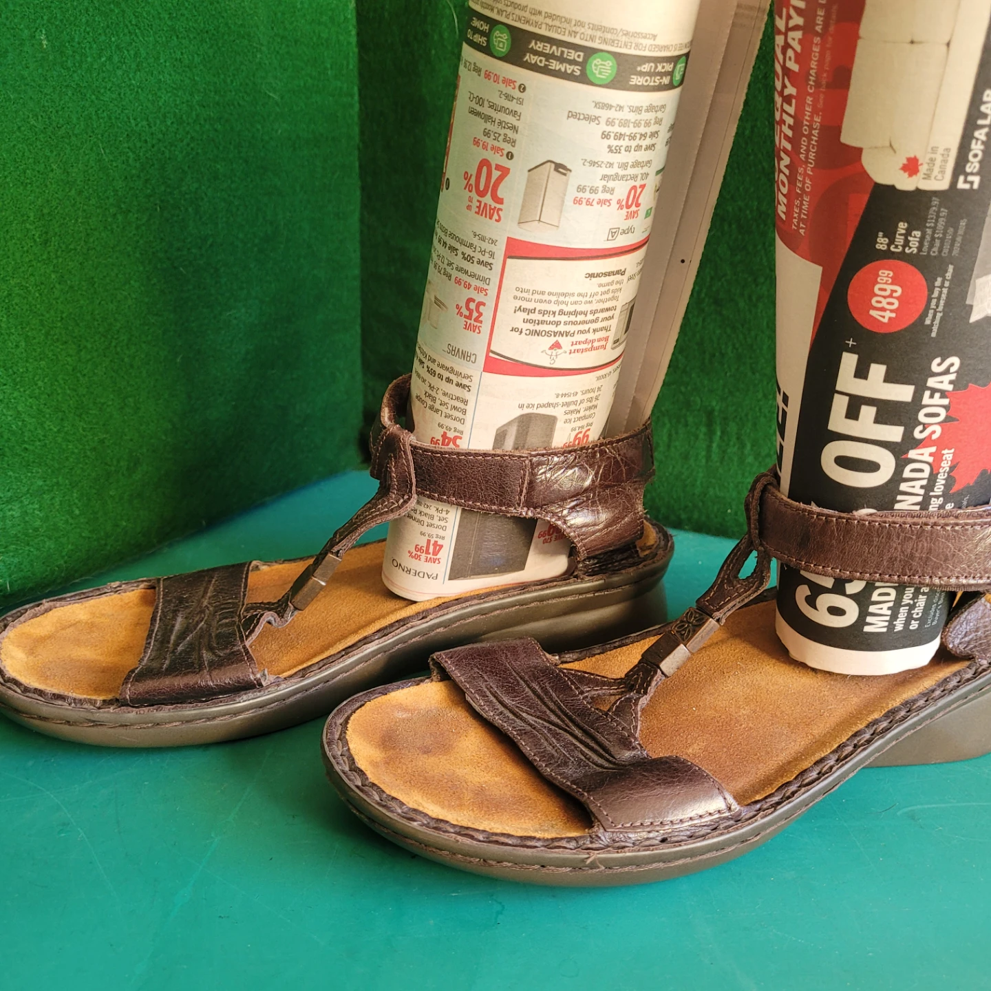 Naot Brown Leather Sandals - photo 2
