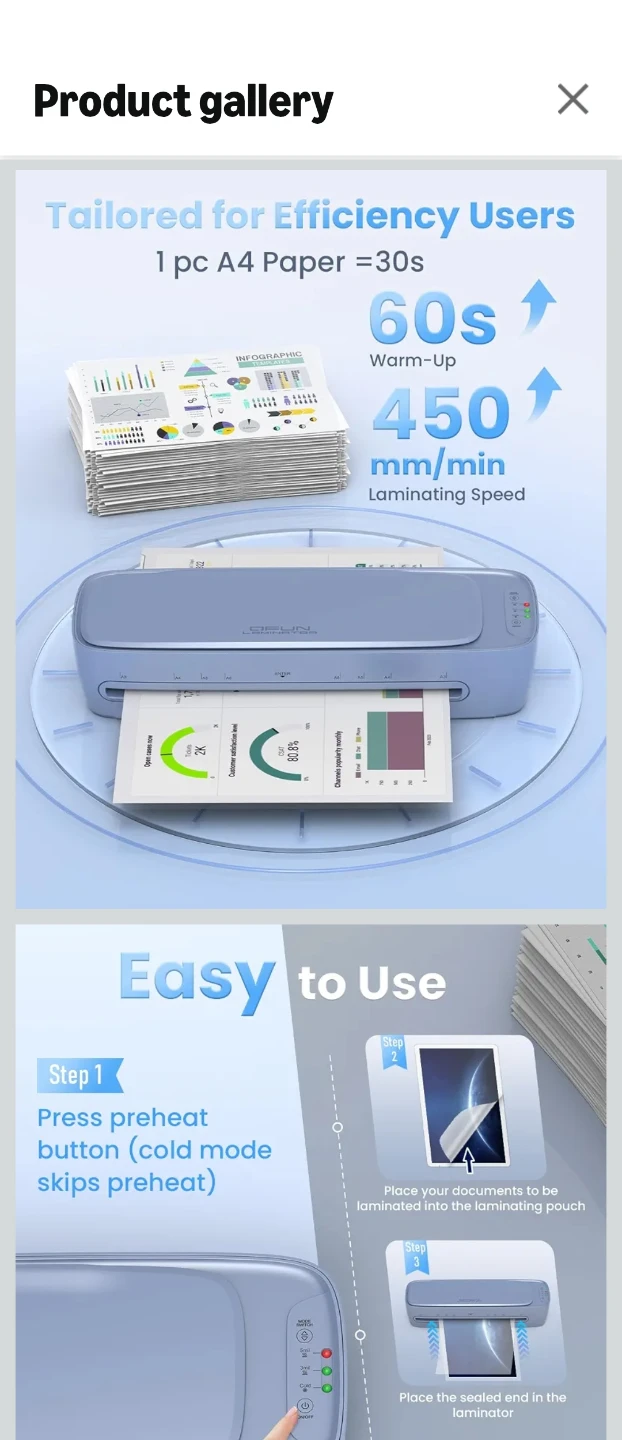 QFUN 9-in-1 Laminator Kit - photo 2