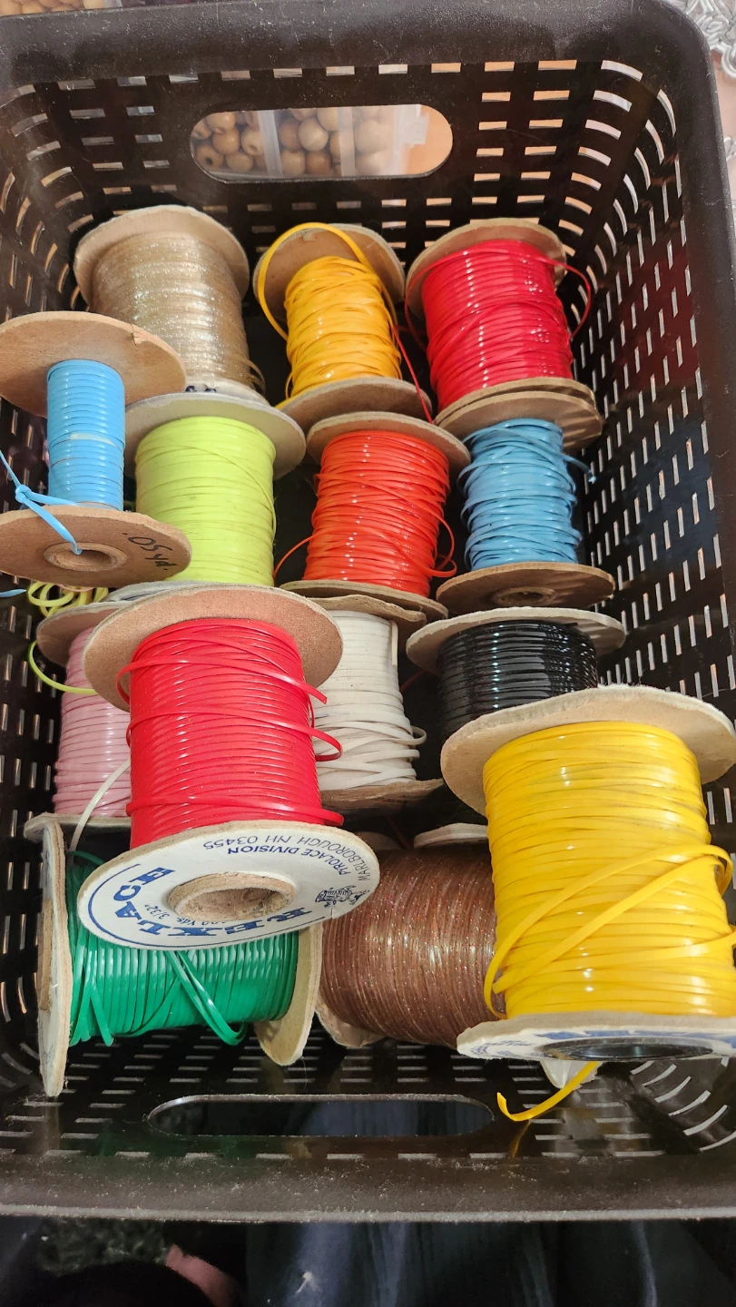 Assorted Rexlace Plastic Lacing Spools