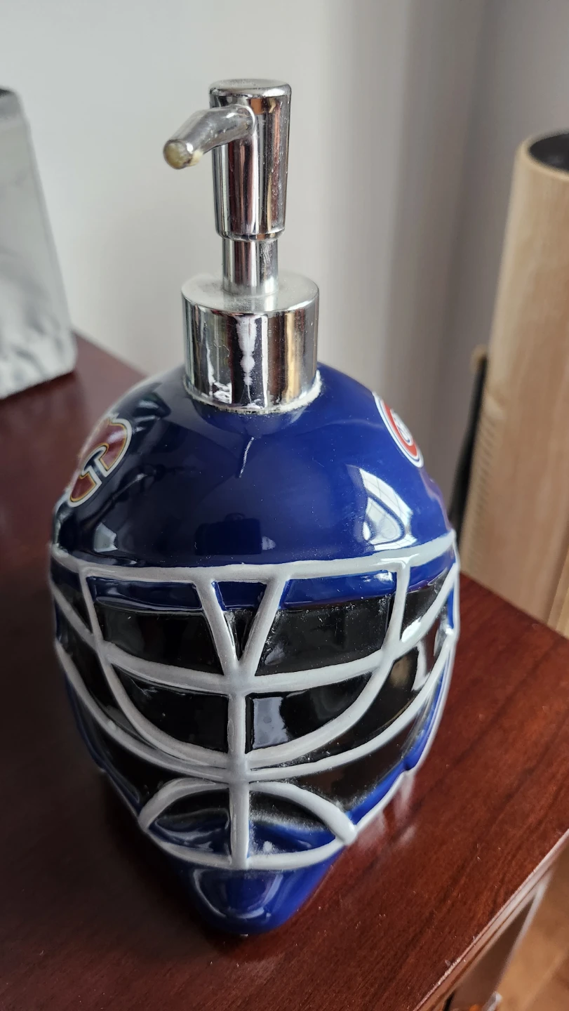 NHL Hockey Helmet Soap Dispenser