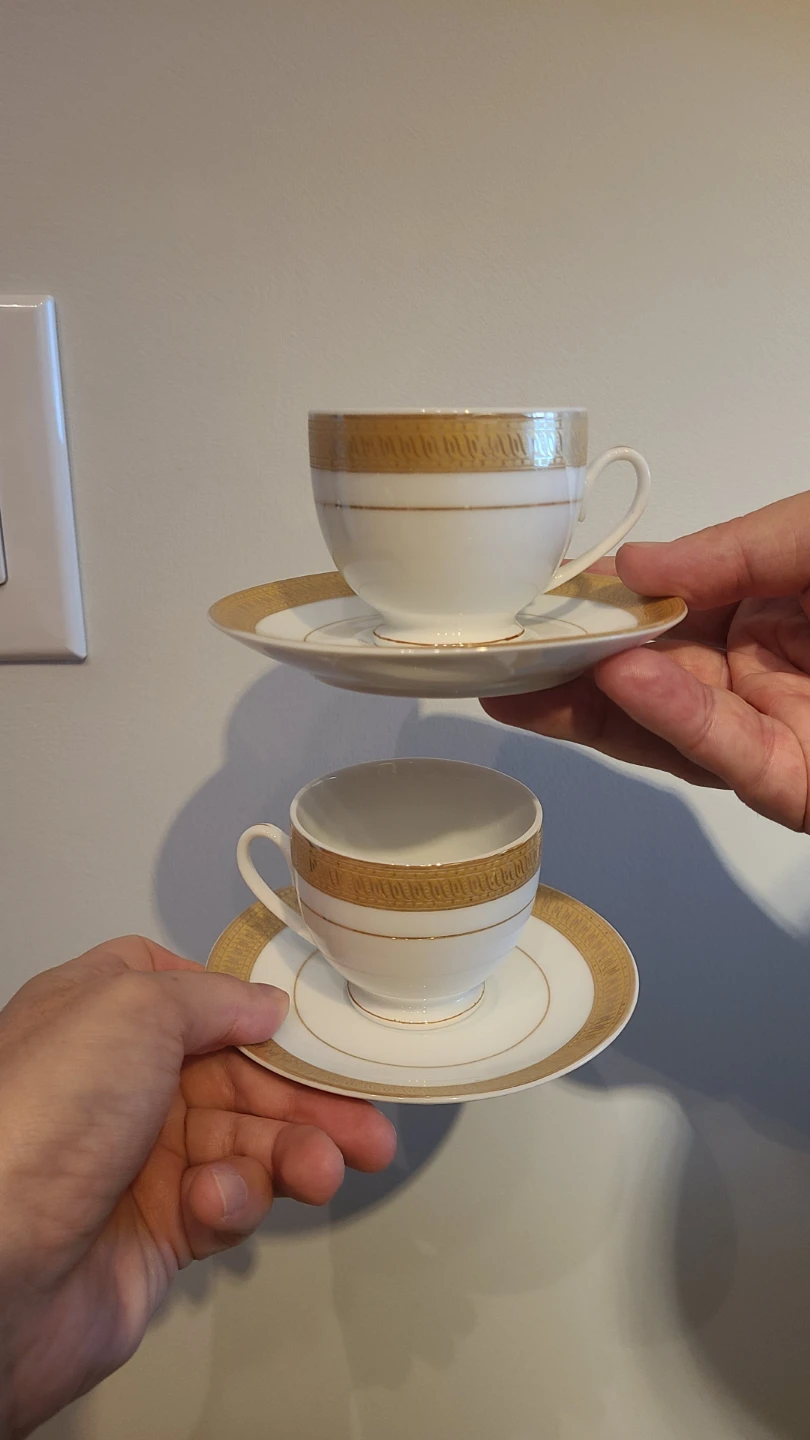 Casa Elite Espresso Cups and Saucers