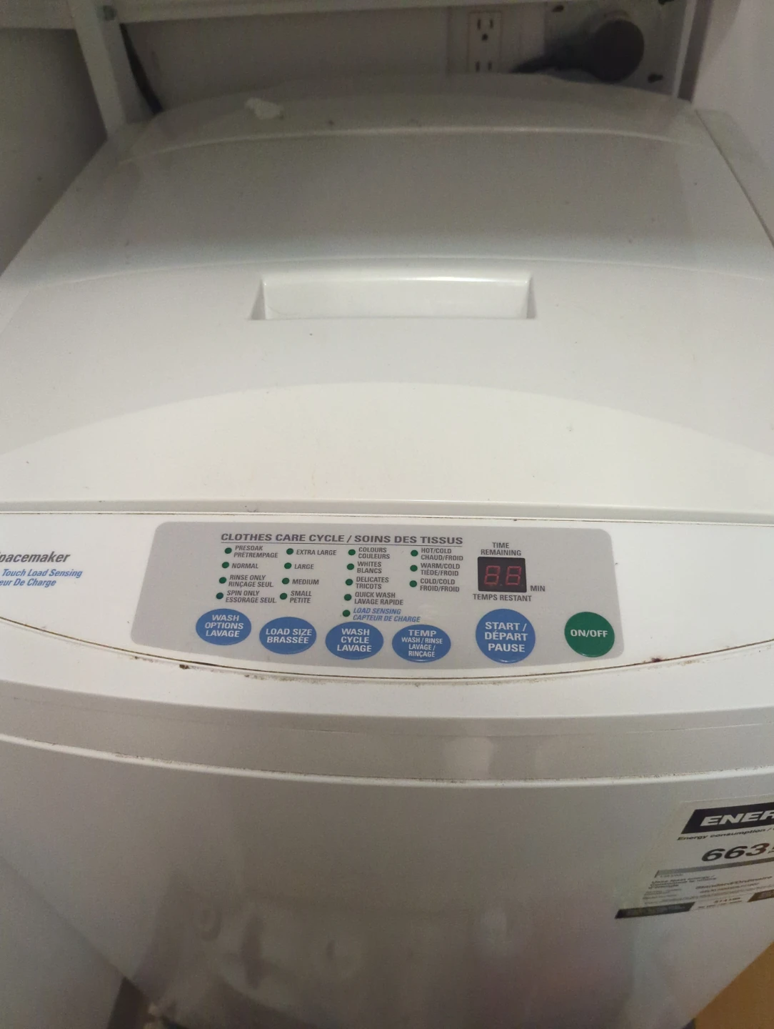GE Spacemaker Portable Washing Machine Parts