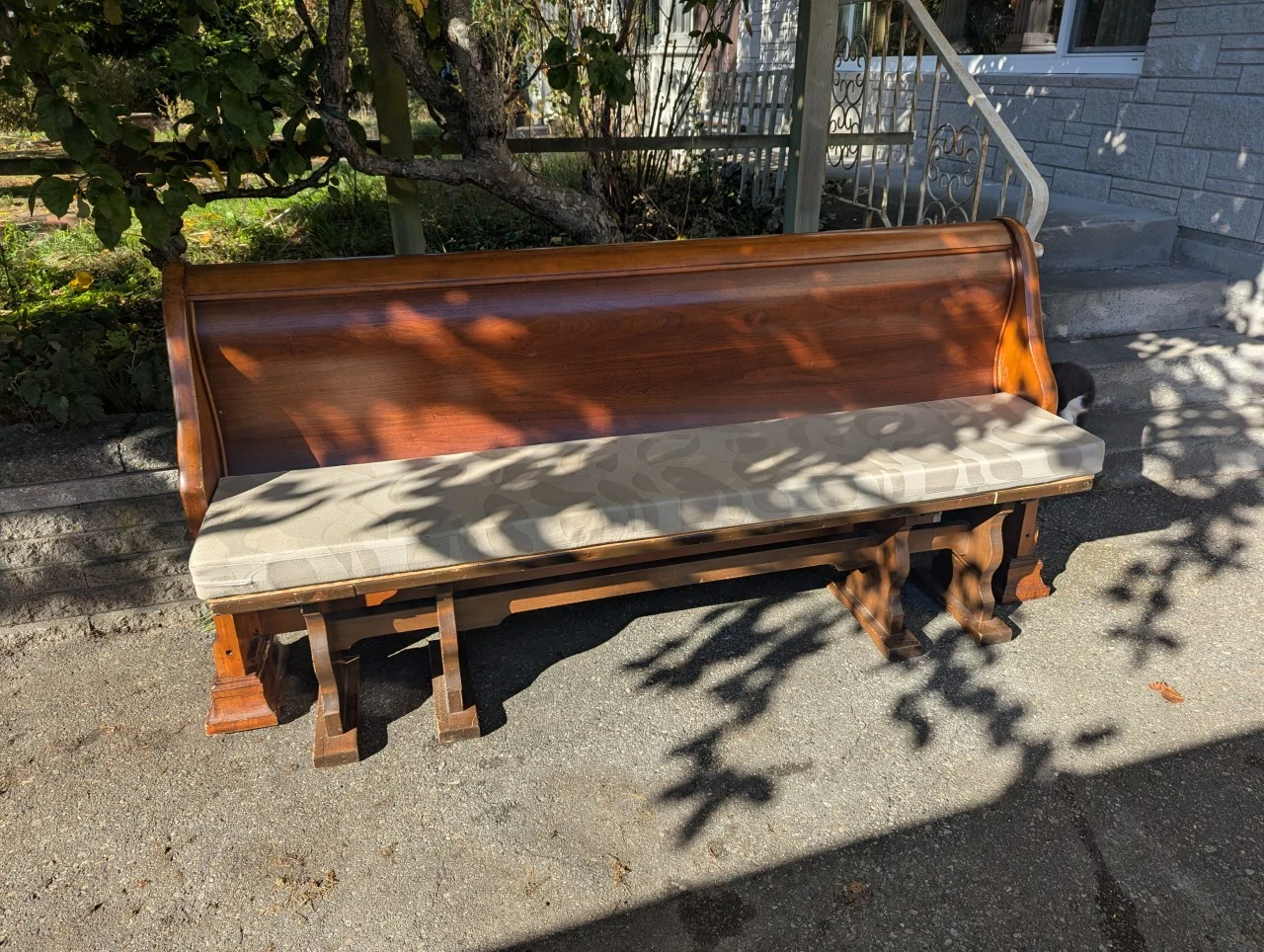 Solid Wood Church Pew Bench