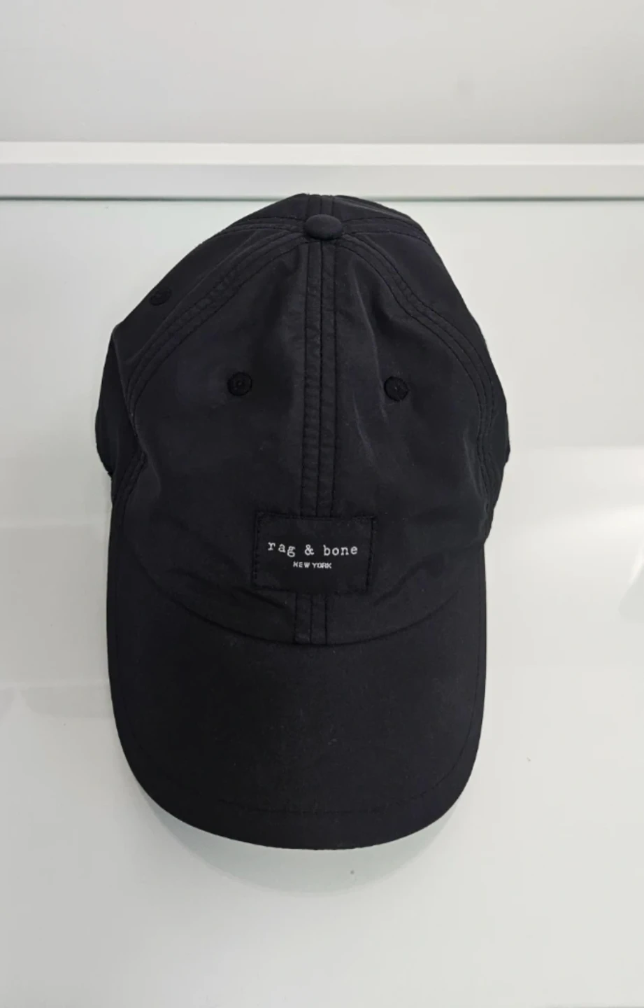 rag & bone New York black baseball cap