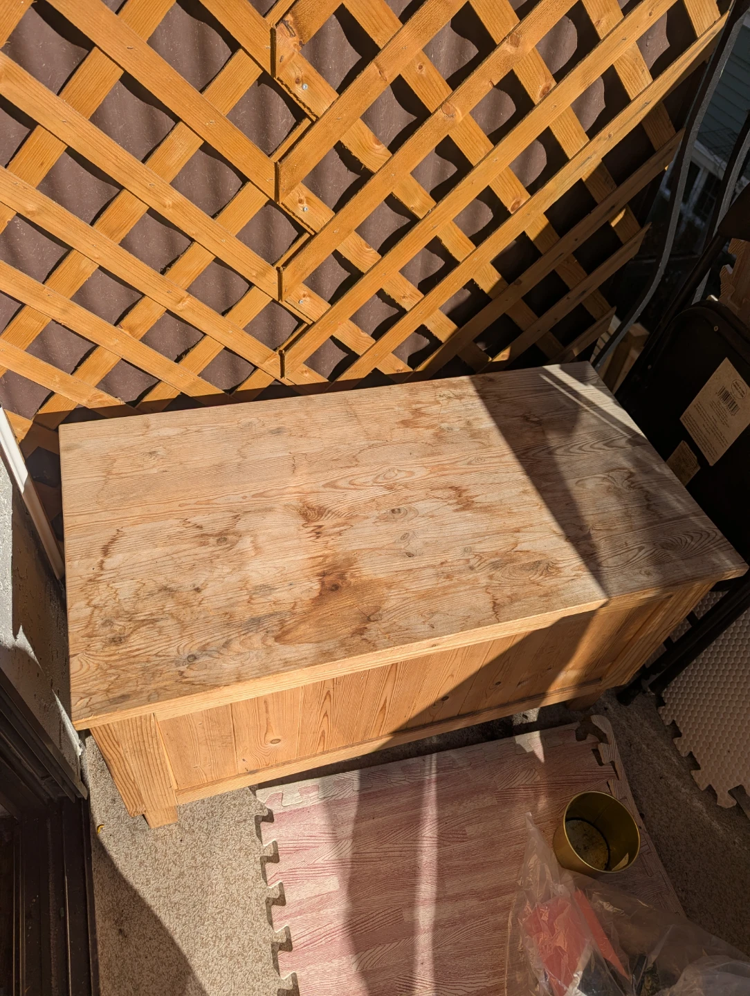 Solid Wood Storage Chest