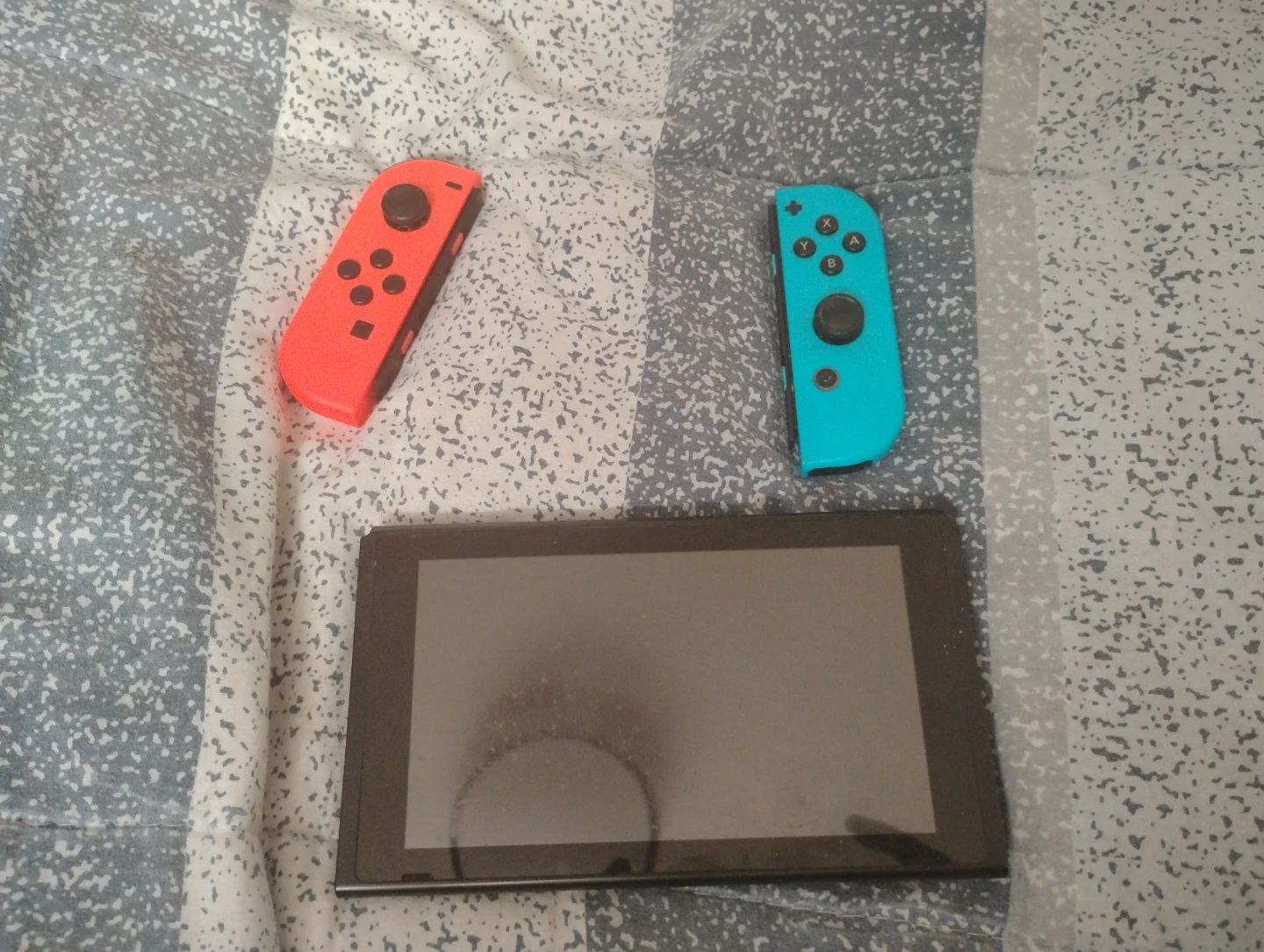 Nintendo Switch Console with Neon Red and Blue Joy-Cons - photo 3