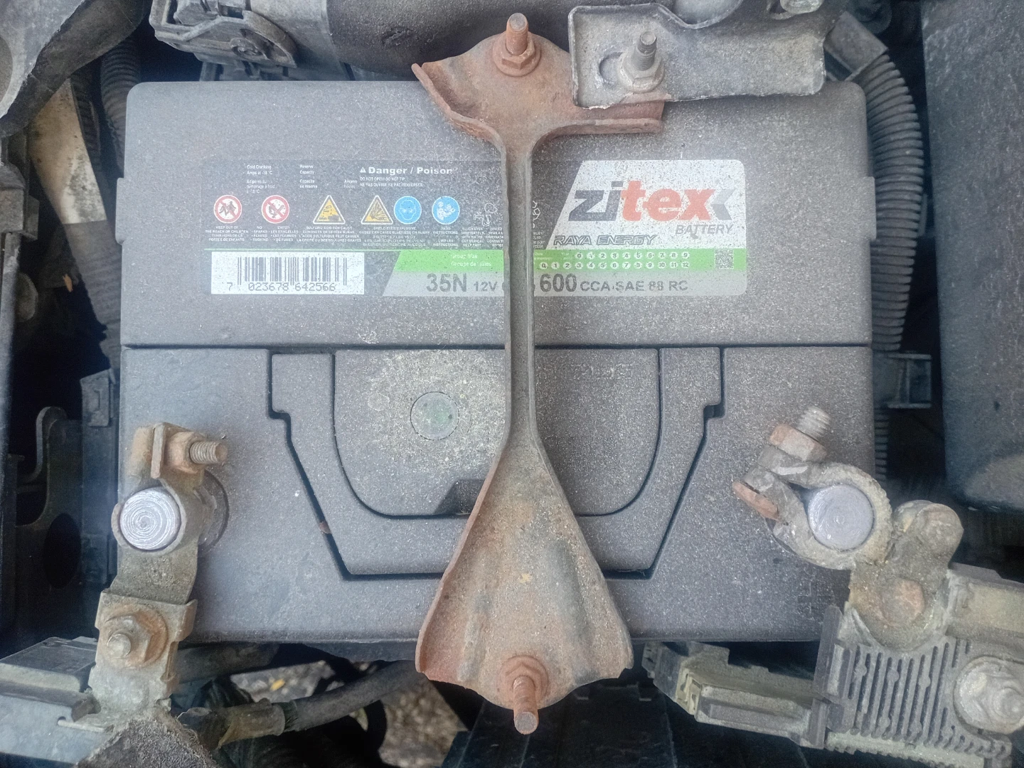 Zitex Raya Energy 35N 12V Battery