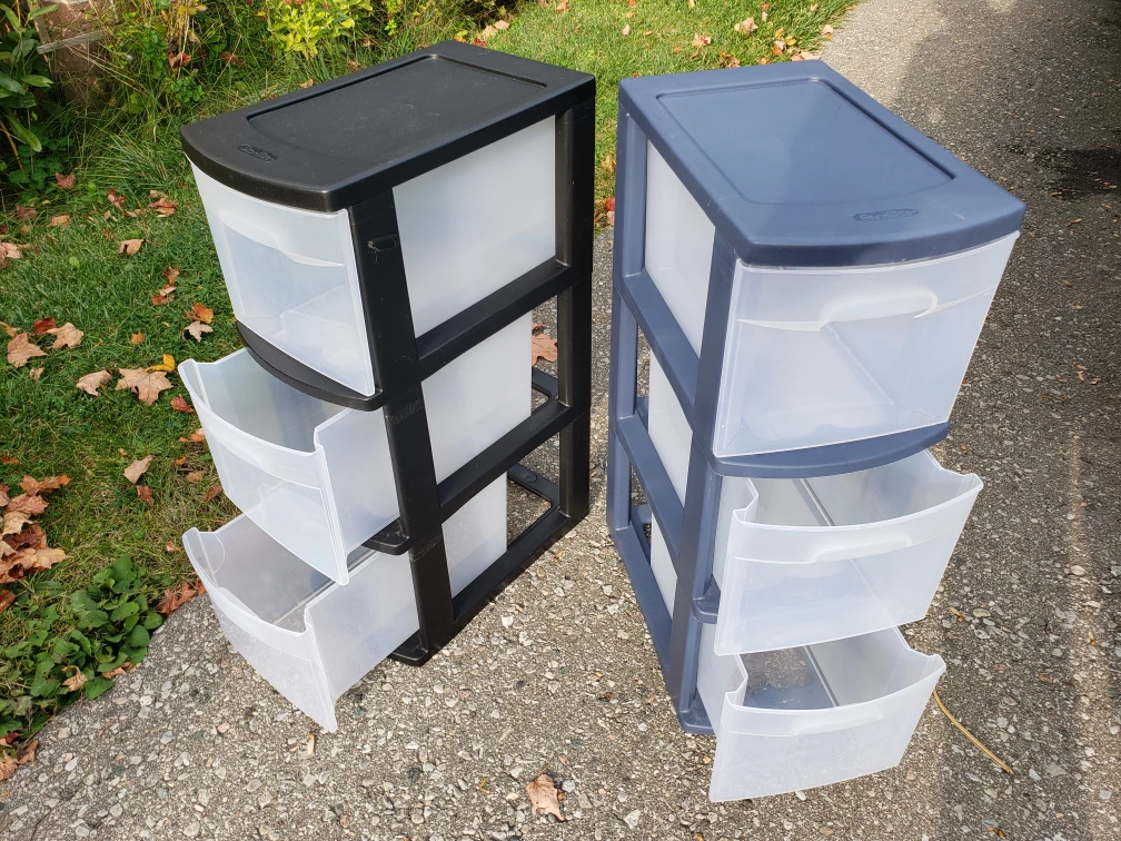 Two Sterilite 3-Drawer Storage Units - photo 3