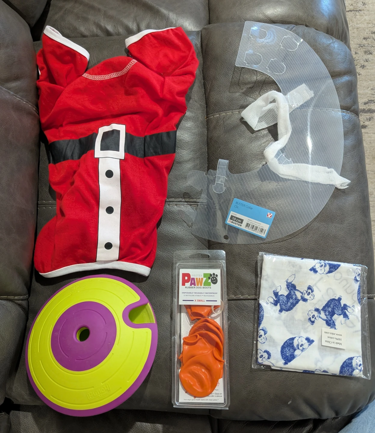 Assorted Dog Accessories and Apparel Bundle