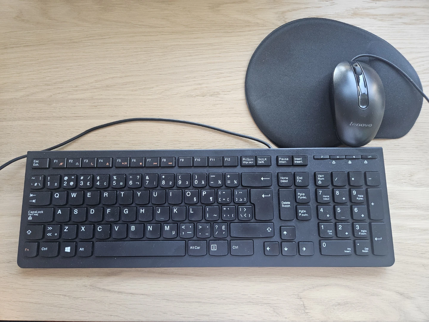 Lenovo Wired Keyboard and Mouse Set - photo 2