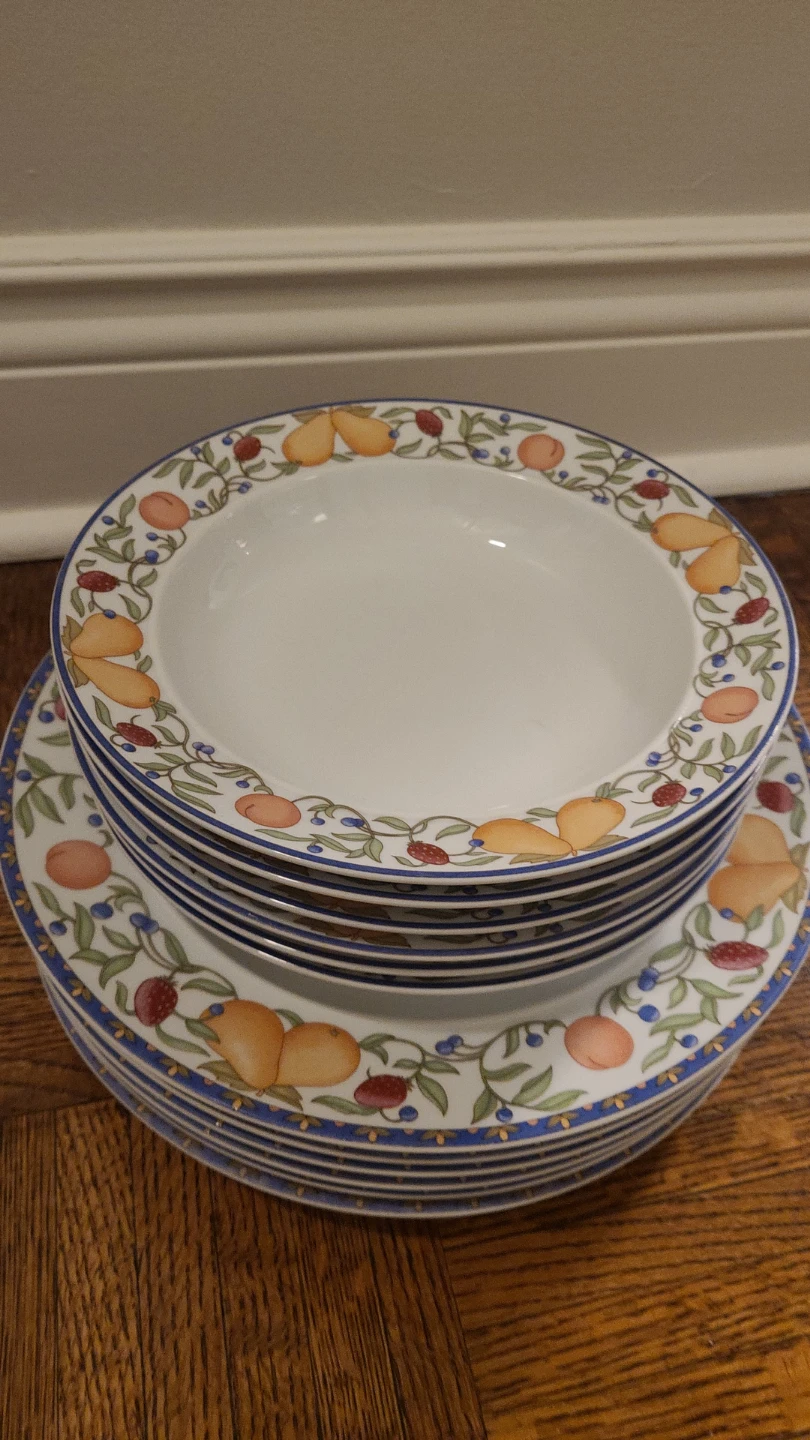 Dansk Fiance Fruits Design Plates and Bowls - photo 2