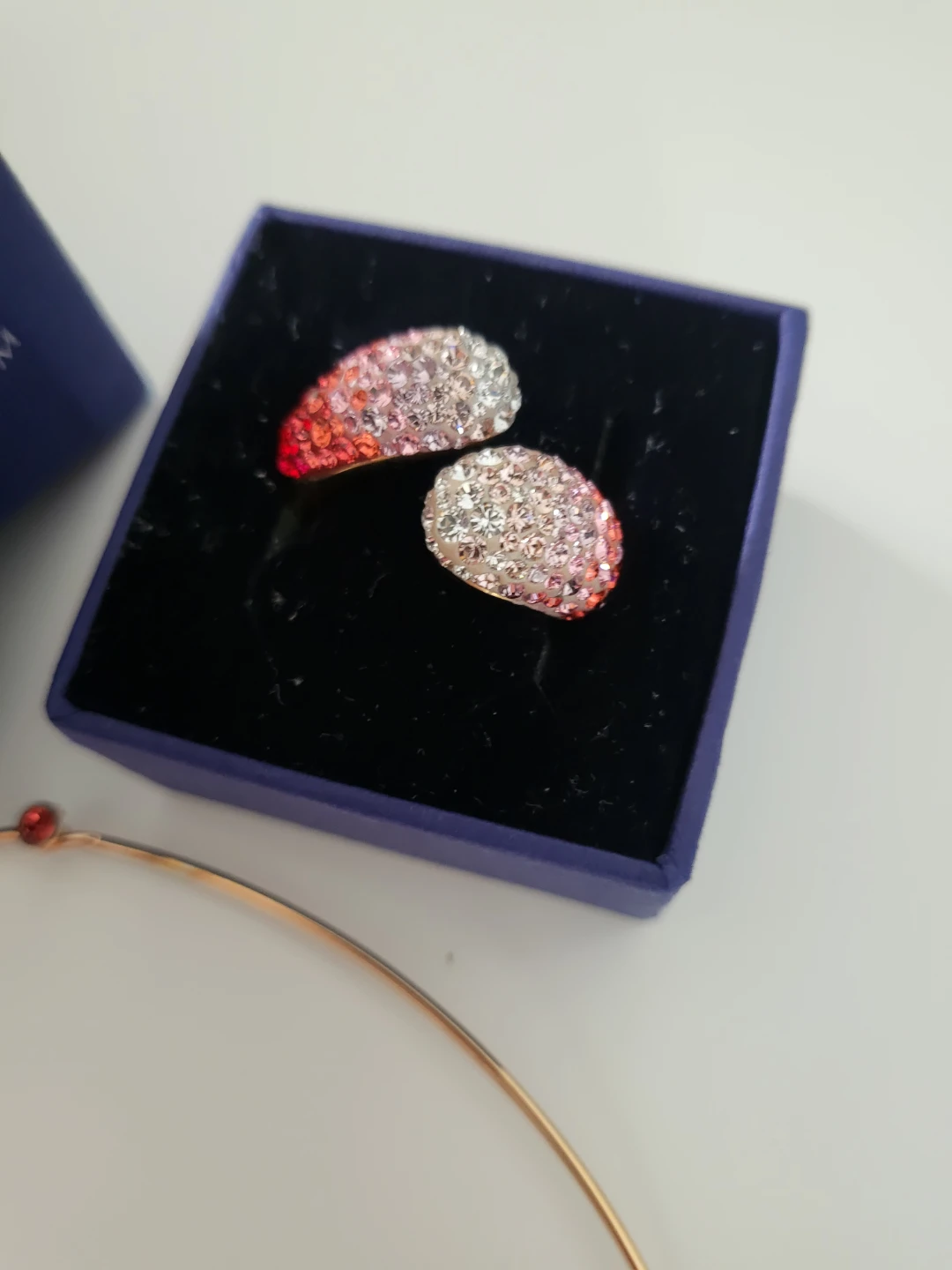 Swarovski Crystal Ombre Ring