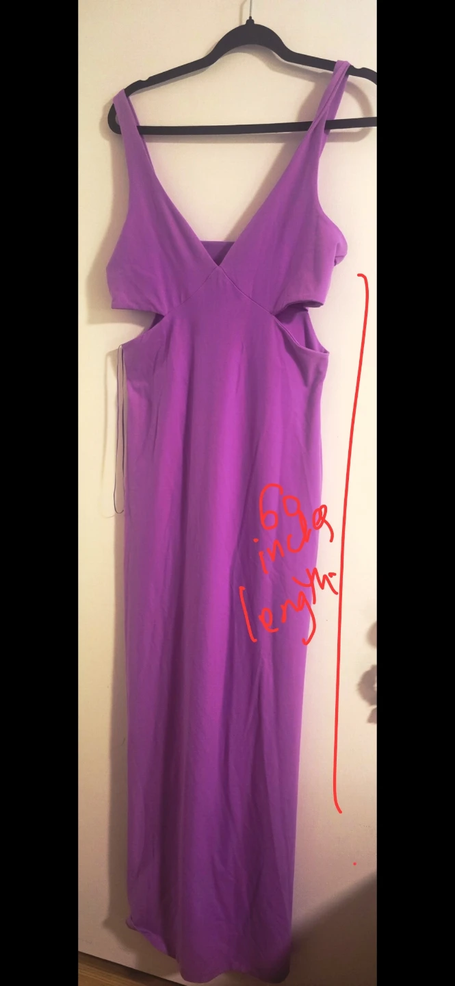 Susana Monaco cut-out purple dress - photo 4