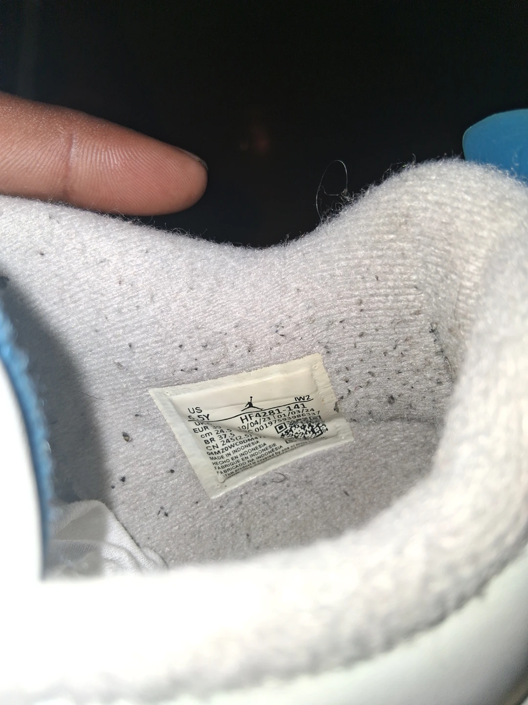 Nike Air Jordan 4 Retro GS Industrial Blue Size 6.5Y - photo 5