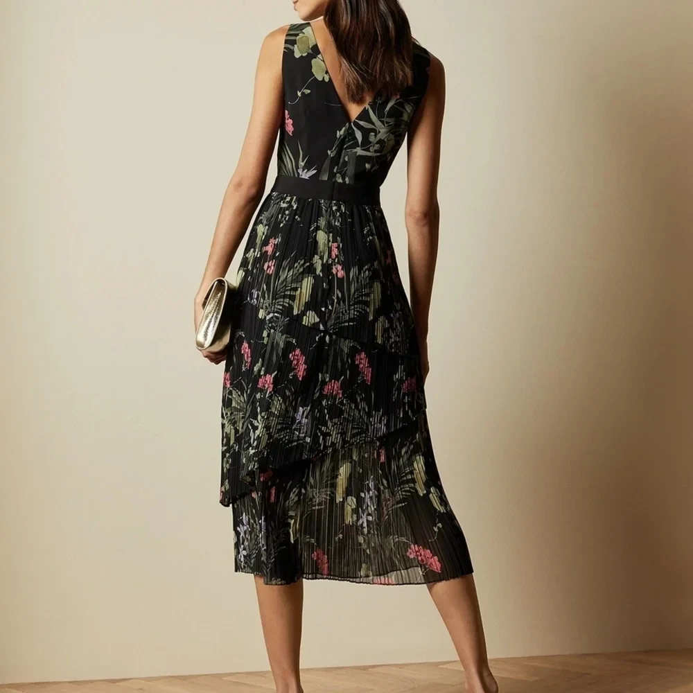 Ted Baker Pleated Floral Midi Dress - photo 5