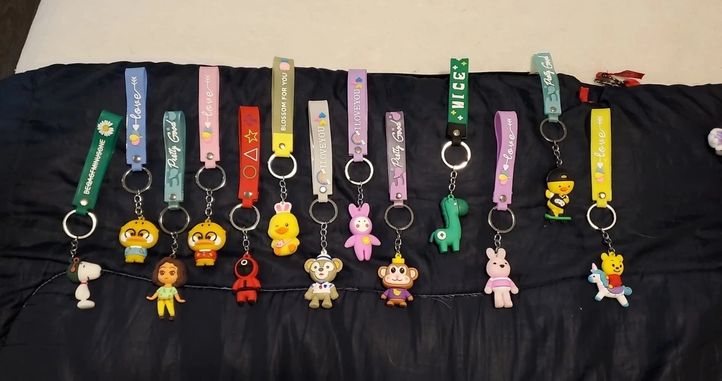 Assorted Silicone Character Keychains - photo 5