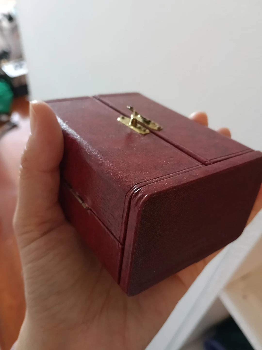 Vintage Maroon Jewellery Box - photo 2