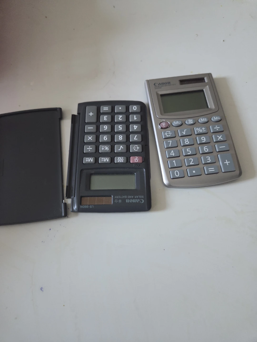 Two Canon Calculators LS-260H and LS-270H - photo 3