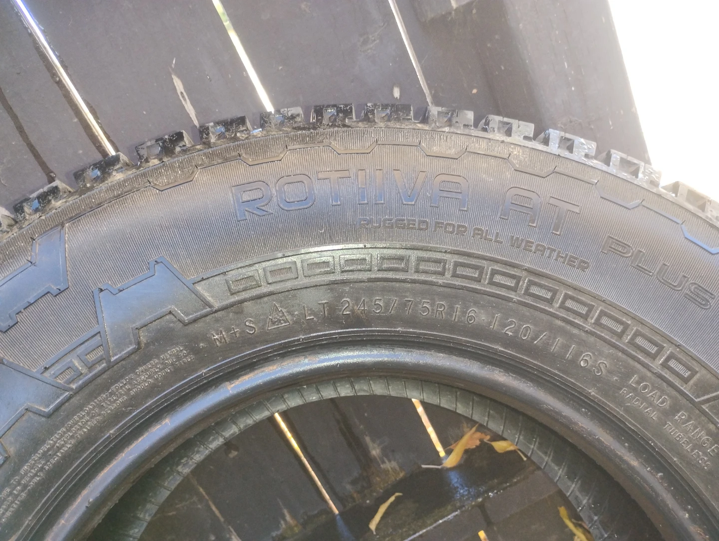 Nokian Rotiva AT Tires 245/75R16 - photo 3