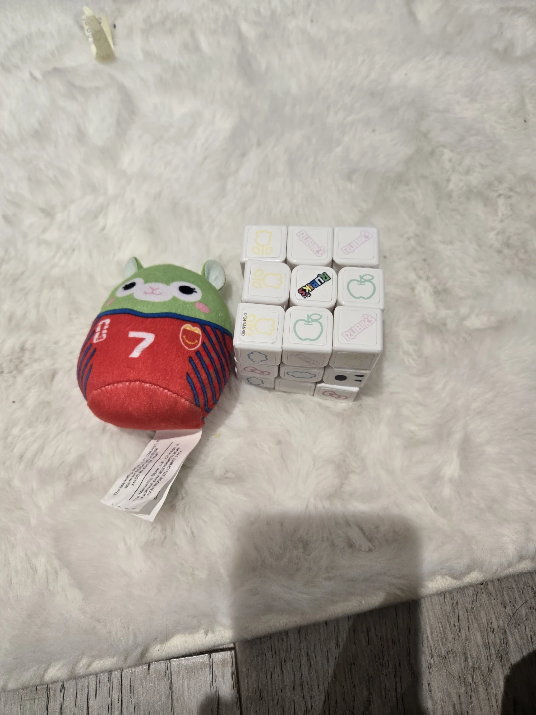 McDonalds Sanrio Plush and Rubiks Cube