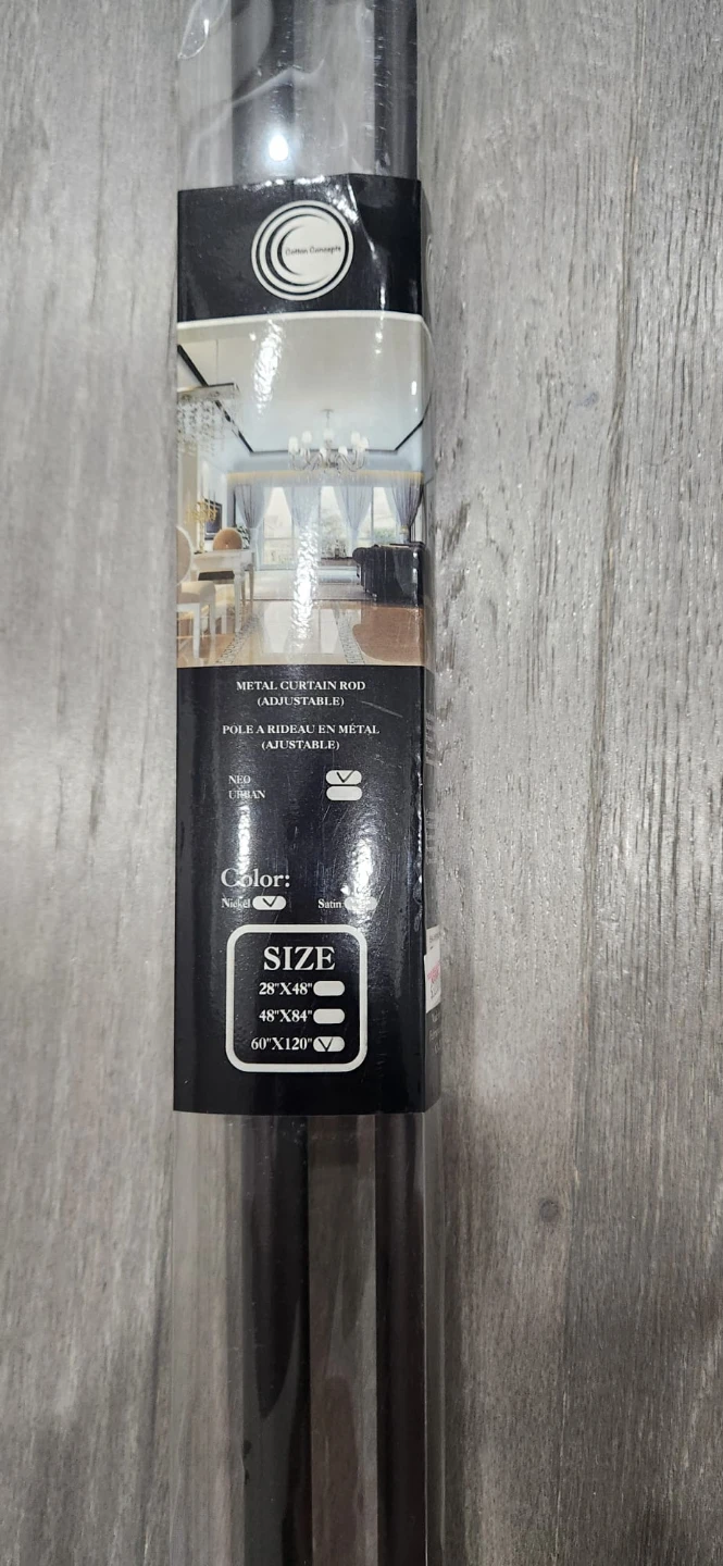 Cotton Concepts Adjustable Metal Curtain Rod - photo 2