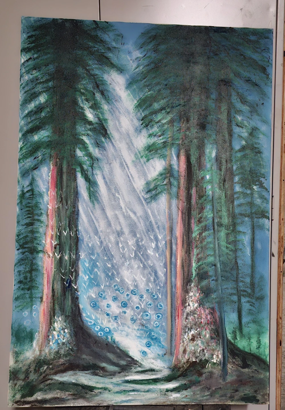 Forest Landscape Acrylic Painting