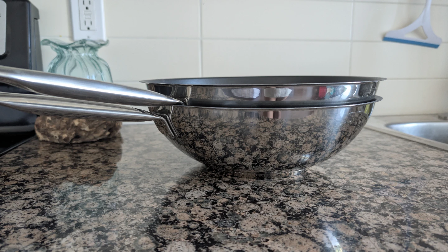 Set of 2 Two Kuhn Rikon Swiss Design Woks - 30cm - photo 3