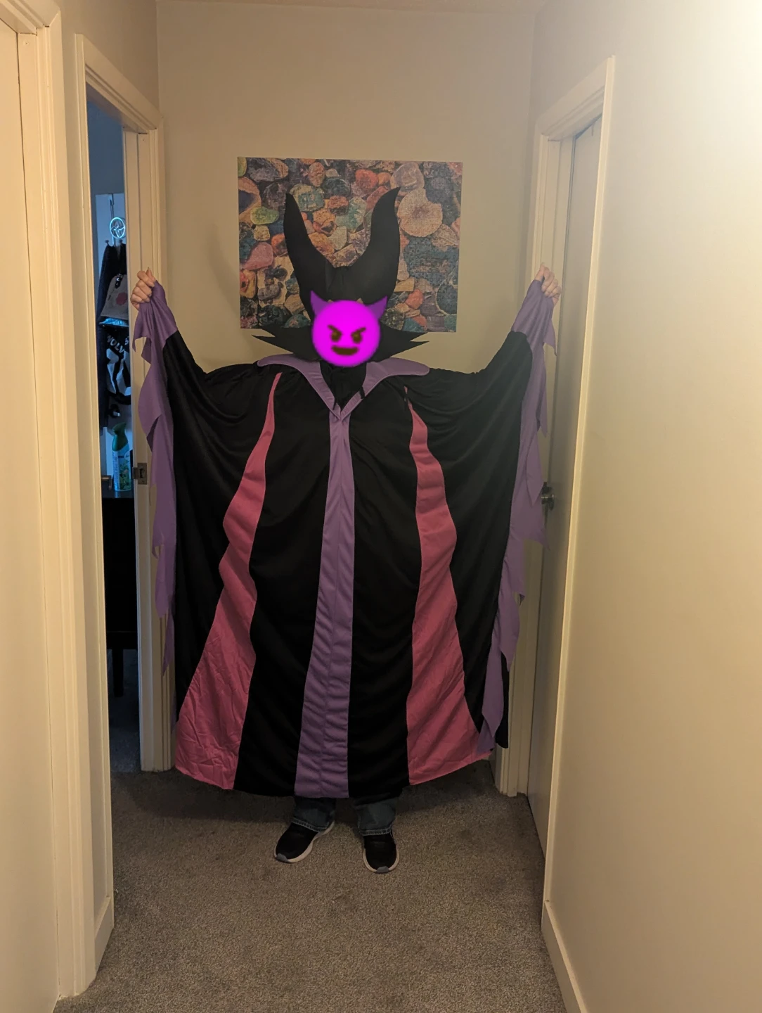 Maleficent Costume with Headpiece - photo 2