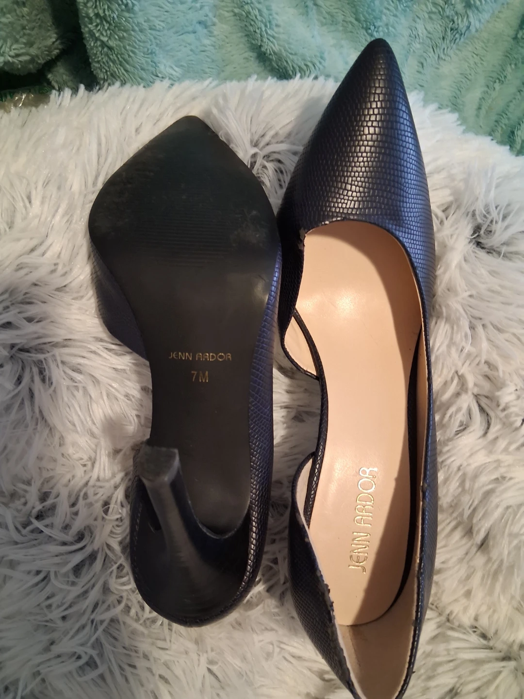Jenn Ardor Pointed Toe Heels, Black, Size 7M - photo 2