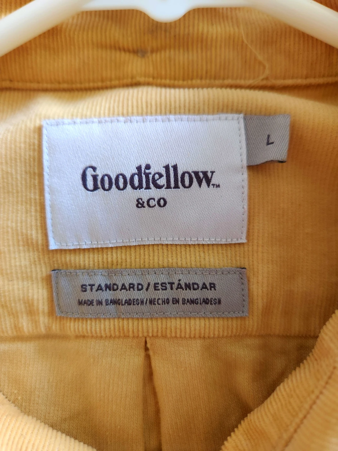 Goodfellow & Co. Cream Corduroy Shirt - photo 2