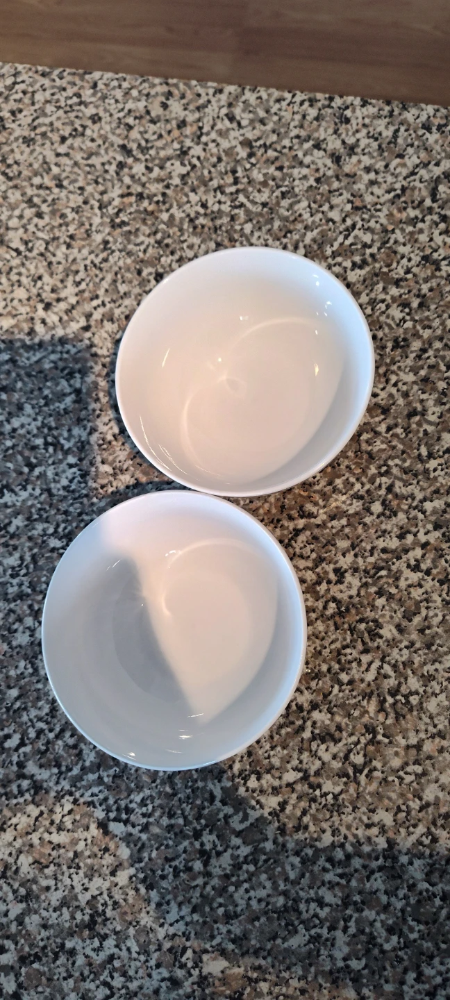 Set of 2 Gibson white bowls