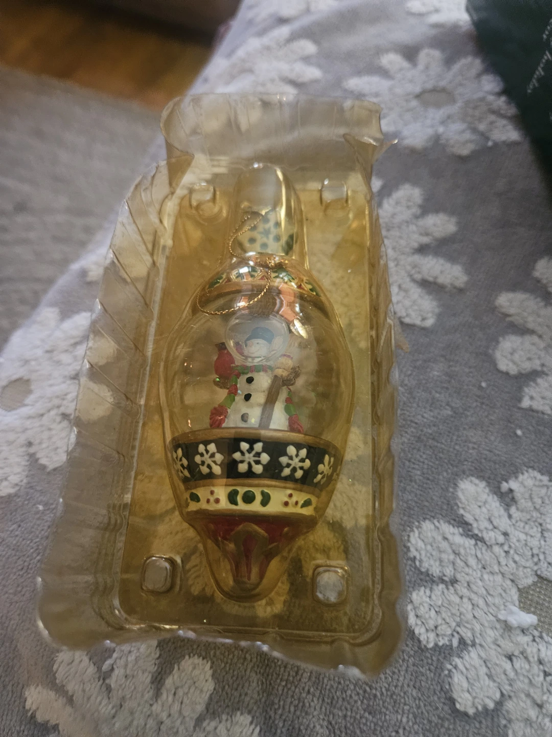 Traditions Snowman Waterglobe Ornament - photo 2