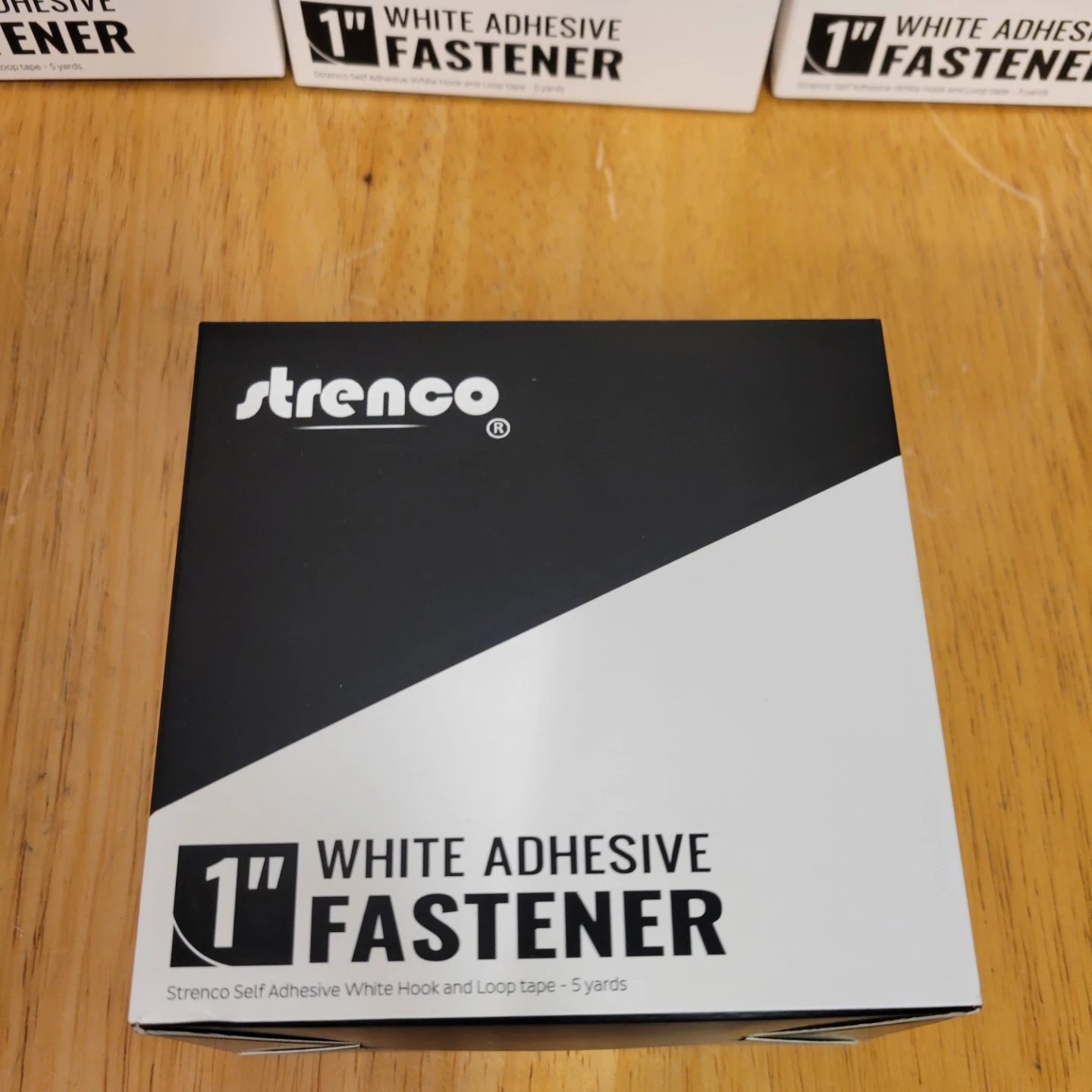 LOT 10 BOXES / Strenco 1" White Hook & Loop Velcro Tape - photo 5