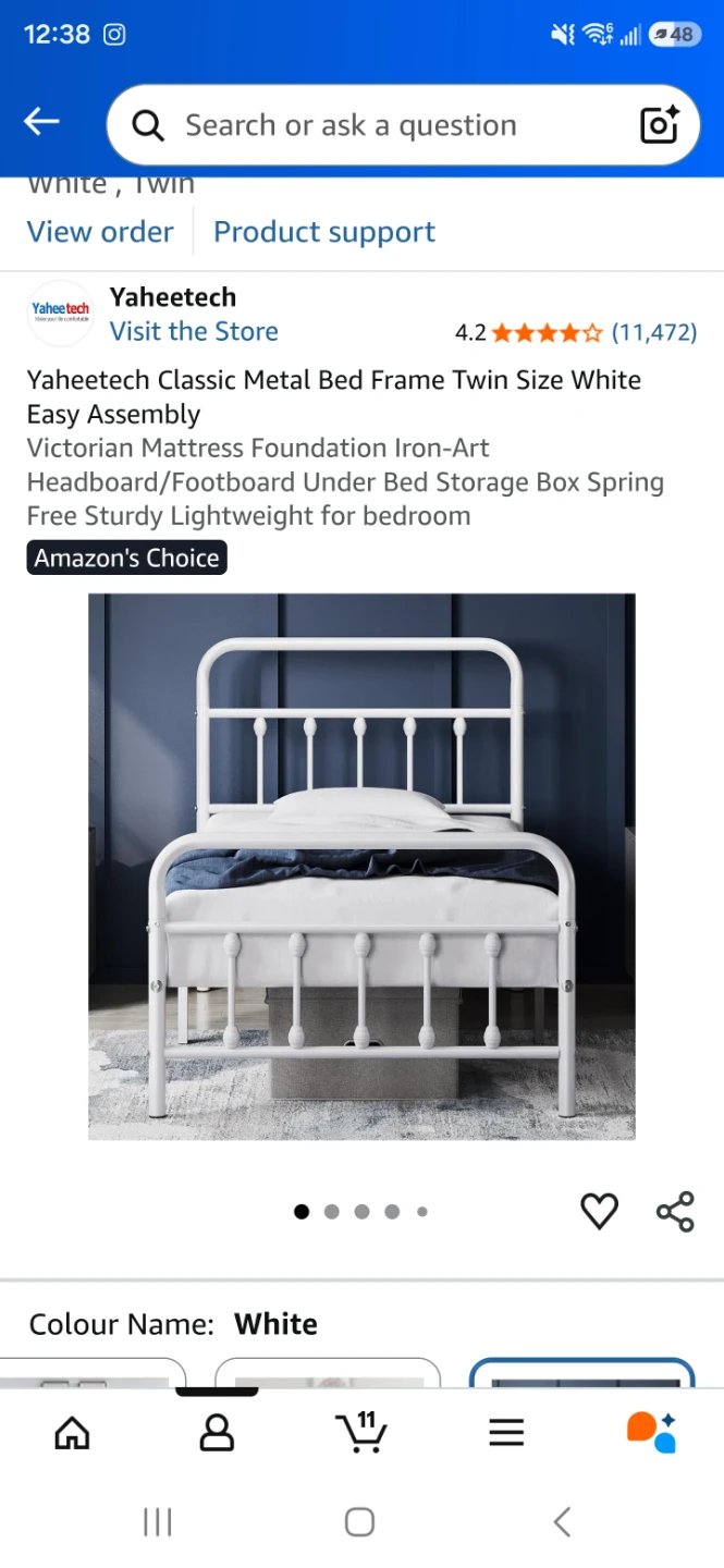 Bed frame Twin Size