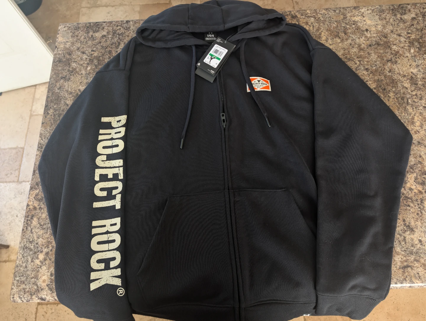 Project Rock Men's Full Zip Hoodie - Large - photo 2