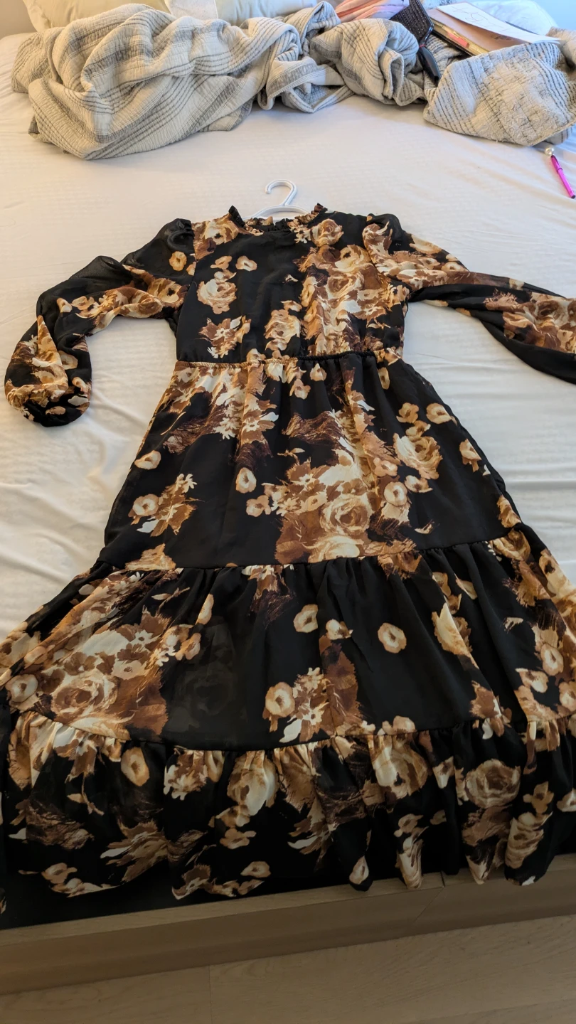 Forever 21 Floral Tiered Dress